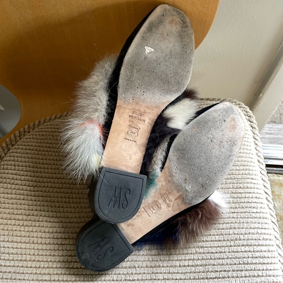 Stuart Weitzman Furgetit Mule Loafer Slides - Picture 11 of 13